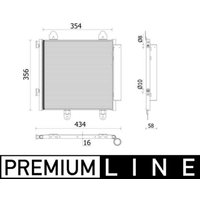 Kondensator, Klimaanlage MAHLE AC 897 000P von Mahle