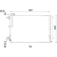 Kondensator, Klimaanlage MAHLE AC 949 000S von Mahle