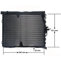 Kondensator, Klimaanlage MAHLE AC 133 000S von Mahle