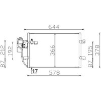 Kondensator, Klimaanlage MAHLE AC 351 000S von Mahle