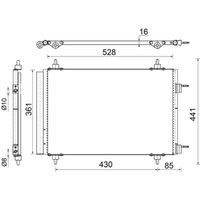 Kondensator, Klimaanlage MAHLE AC 554 000S von Mahle