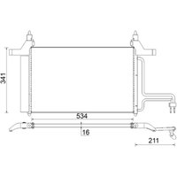 Kondensator, Klimaanlage MAHLE AC 790 000S von Mahle