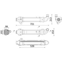 Kühler, Abgasrückführung MAHLE CE 45 000P von Mahle