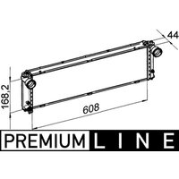 Kühler, Motorkühlung MAHLE CR 1394 000P von Mahle