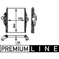 Ladeluftkühler BEHR MAHLE CI 116 000P von Mahle