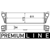 Ladeluftkühler MAHLE CI 150 000P von Mahle