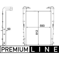 Ladeluftkühler MAHLE CI 177 000P von Mahle