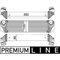 Ladeluftkühler MAHLE CI 183 000P von Mahle