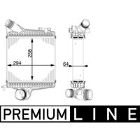 Ladeluftkühler MAHLE CI 221 000P von Mahle