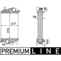 Ladeluftkühler MAHLE CI 263 000P von Mahle