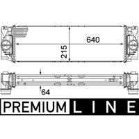 Ladeluftkühler MAHLE CI 368 000P von Mahle