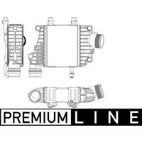 Ladeluftkühler MAHLE CI 410 000P von Mahle