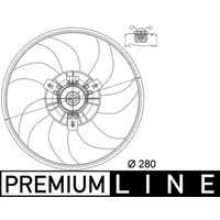 Lüfter, Motorkühlung MAHLE CFF 165 000P von Mahle