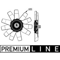 Lüfter, Motorkühlung MAHLE CFF 530 000P von Mahle