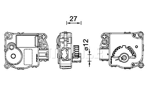 MAHLE AA 59 000P Stellelement Mischklappe elektrisch u.a. passend für FORD ECOSPORT von MAHLE