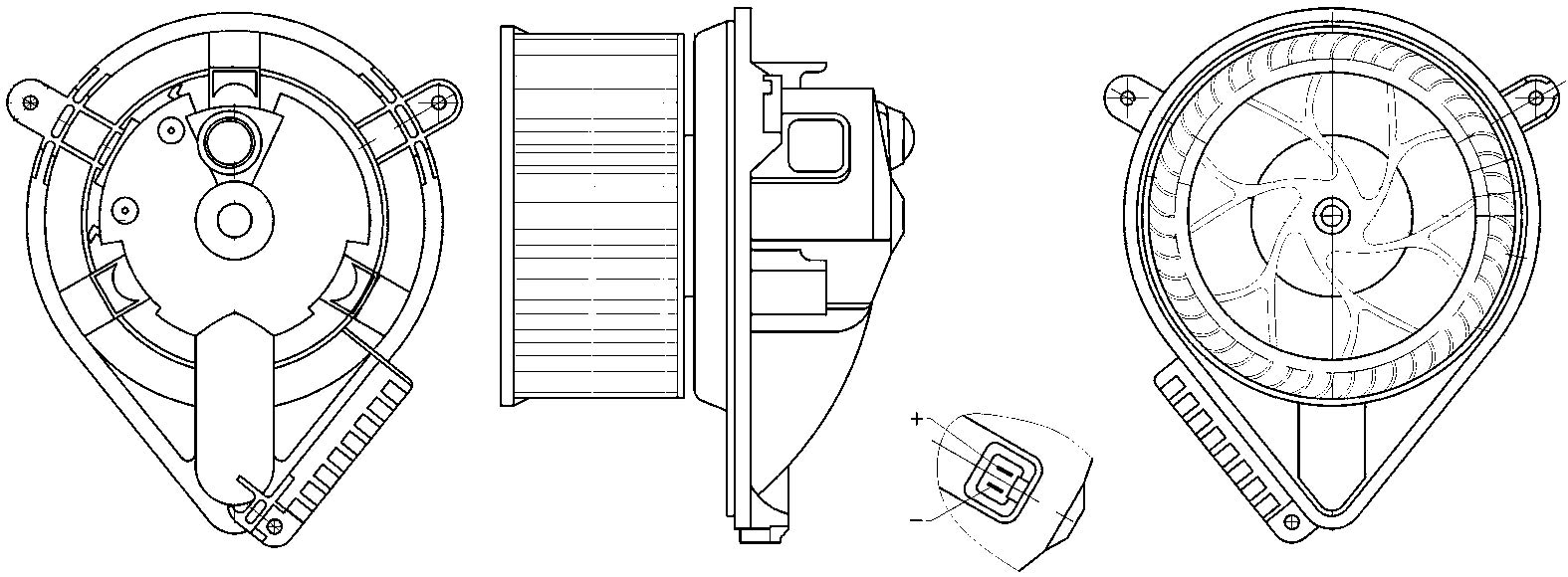 MAHLE AB 272 000S Innenraumgeblaese BEHR von MAHLE