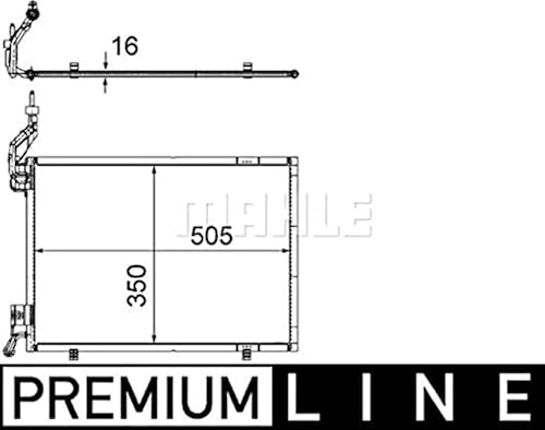 MAHLE AC 579 000P A/C-Kondensator BEHR PREMIUM LINE von MAHLE