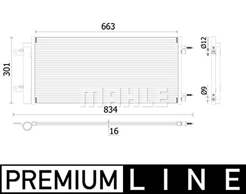 MAHLE AC 902 000P A/C-Kondensator BEHR PREMIUM LINE von MAHLE