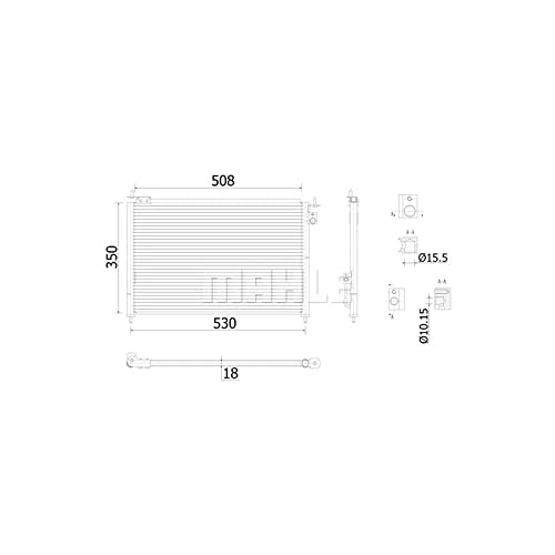 MAHLE AC 910 000S A/C-Kondensator BEHR von MAHLE