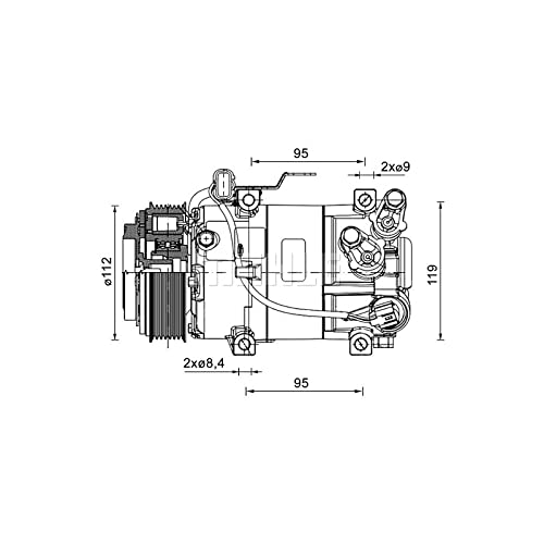 MAHLE ACP 1461 000P A/C-Kompressor BEHR PREMIUM LINE von MAHLE