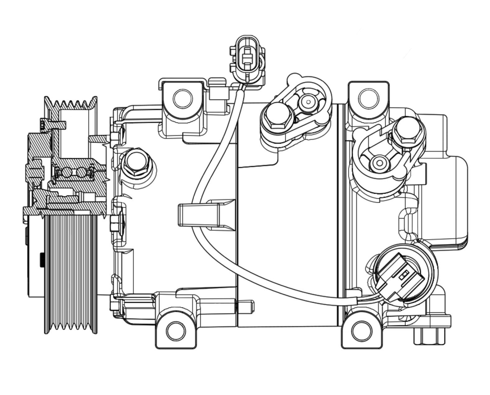 MAHLE ACP 628 000P Kompressor Klimaanlage Keilrippenriemenscheibe 118MMu.a. passend für KIA CEE'D (JD) von MAHLE