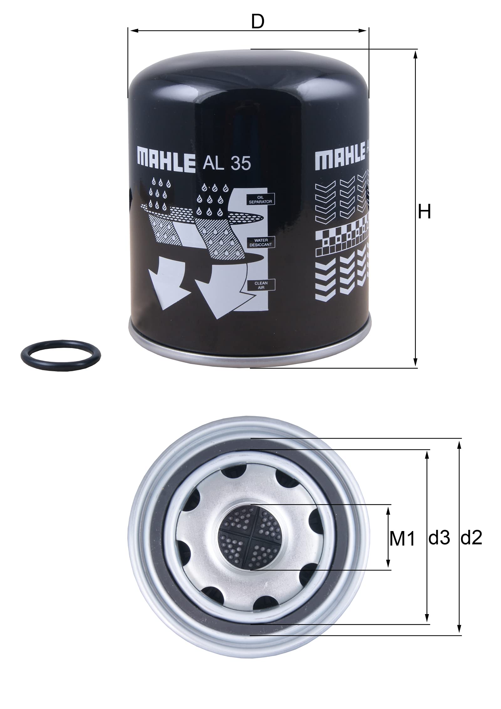 MAHLE AL 35 Lufttrockner-Patrone von MAHLE