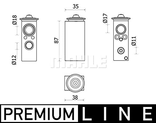 MAHLE AVE 146 000P Expansionsventil und Orifice Tube BEHR PREMIUM LINE von MAHLE