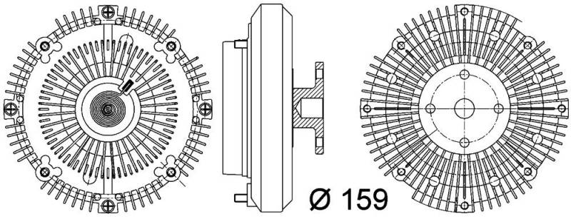 MAHLE CFC 108 000P Lüfterkupplung BEHR PREMIUM LINE von MAHLE