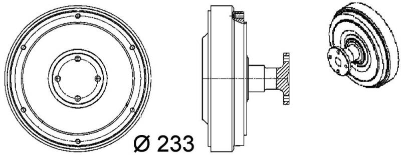 MAHLE CFC 98 000P Lüfterkupplung BEHR PREMIUM LINE von MAHLE