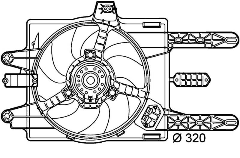 MAHLE CFF 141 000P Kühlmittelkühler-/Kondensator-Lüfter BEHR PREMIUM LINE von MAHLE