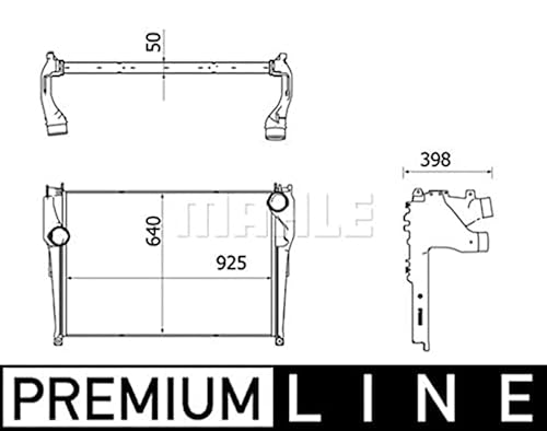 MAHLE CI 227 000P Ladeluftkühler BEHR PREMIUM LINE von MAHLE