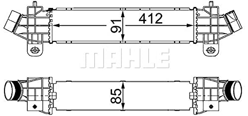 MAHLE CI 25 000S Ladeluftkühler u.a. passend für FORD MONDEO III Stufenheck (B4Y) von MAHLE