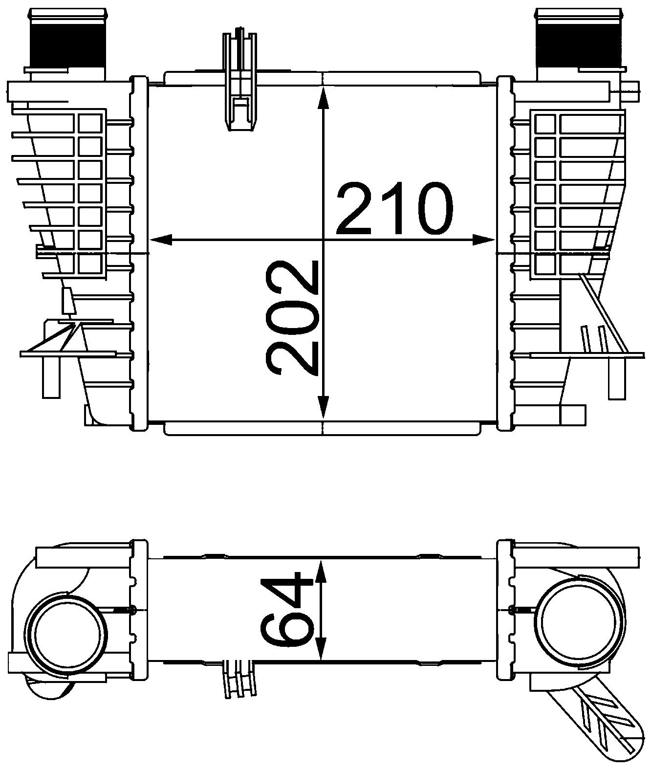 MAHLE CI 264 000S Ladeluftkühler BEHR von MAHLE