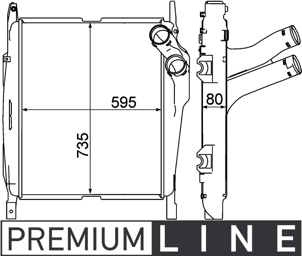 MAHLE CI 270 000P Ladeluftkühler BEHR PREMIUM LINE von MAHLE