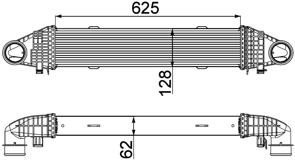 MAHLE CI 358 000P Ladeluftkühler BEHR PREMIUM LINE von MAHLE