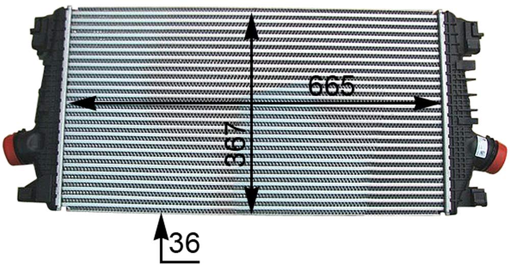 MAHLE CI 364 000P Ladeluftkühler BEHR PREMIUM LINE von MAHLE