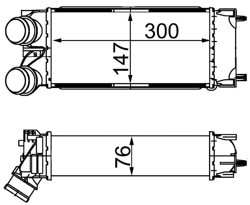 MAHLE CI 367 000S Ladeluftkühler BEHR von MAHLE