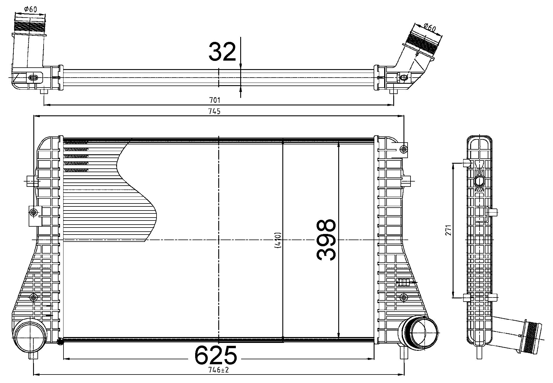 MAHLE CI 517 000S Ladeluftkühler BEHR von MAHLE