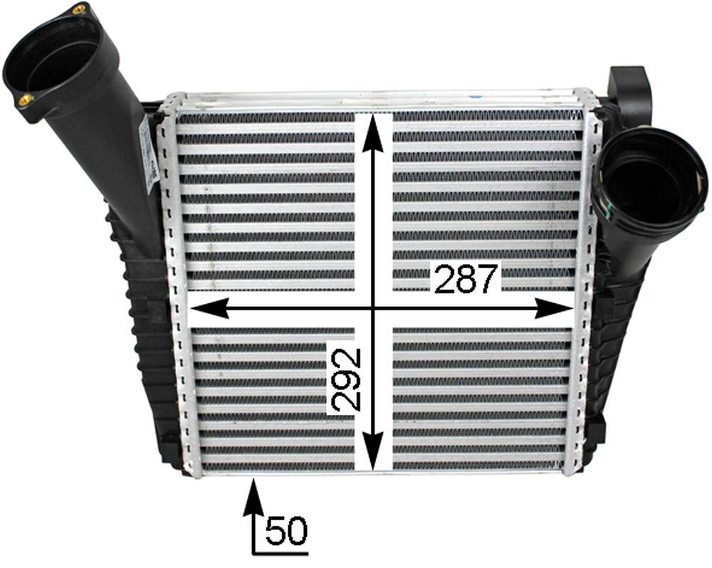 MAHLE CI 77 000P Ladeluftkühler links u.a. passend für VW TOUAREG (7LA/ 7L6/ 7L7) von MAHLE