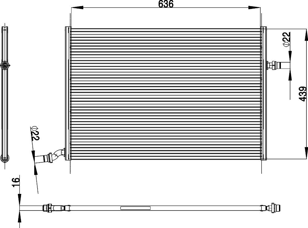 MAHLE CIR 26 000P Niedertemperaturkühler BEHR PREMIUM LINE von MAHLE