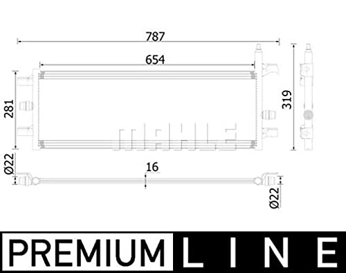 MAHLE CIR 35 000P Niedertemperaturkühler BEHR PREMIUM LINE von MAHLE