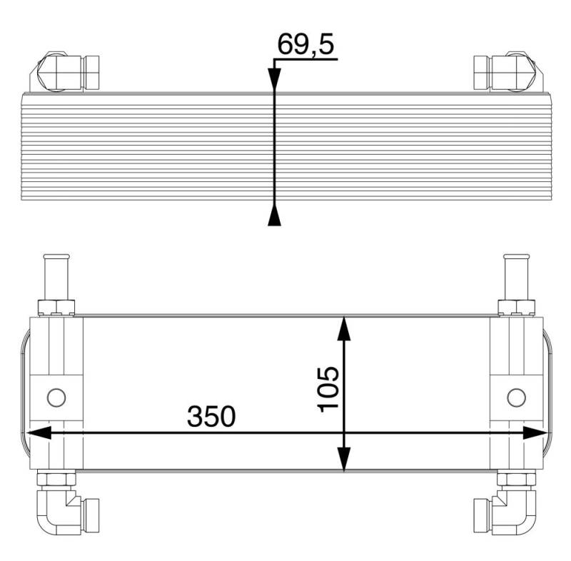 MAHLE CLC 15 000P Ölkühler BEHR PREMIUM LINE von MAHLE