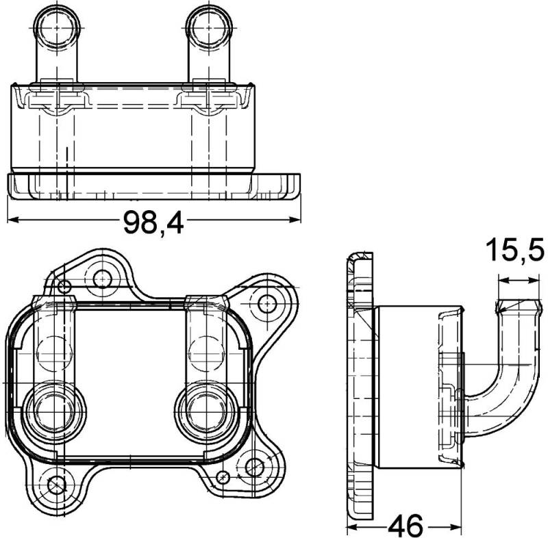 MAHLE CLC 168 000P Ölkühler BEHR PREMIUM LINE von MAHLE