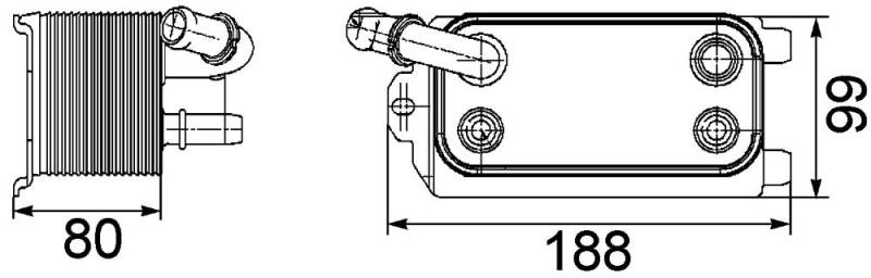 MAHLE CLC 72 000P Ölkühler BEHR PREMIUM LINE von MAHLE