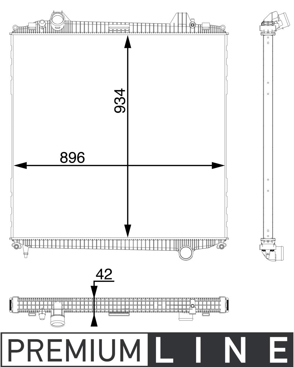 MAHLE CR 103 000P Kühlmittelkühler BEHR PREMIUM LINE von MAHLE