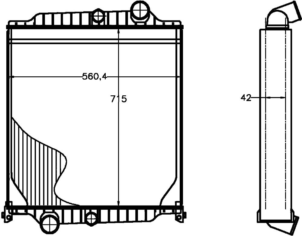 MAHLE CR 1225 000P Kühlmittelkühler BEHR PREMIUM LINE von MAHLE