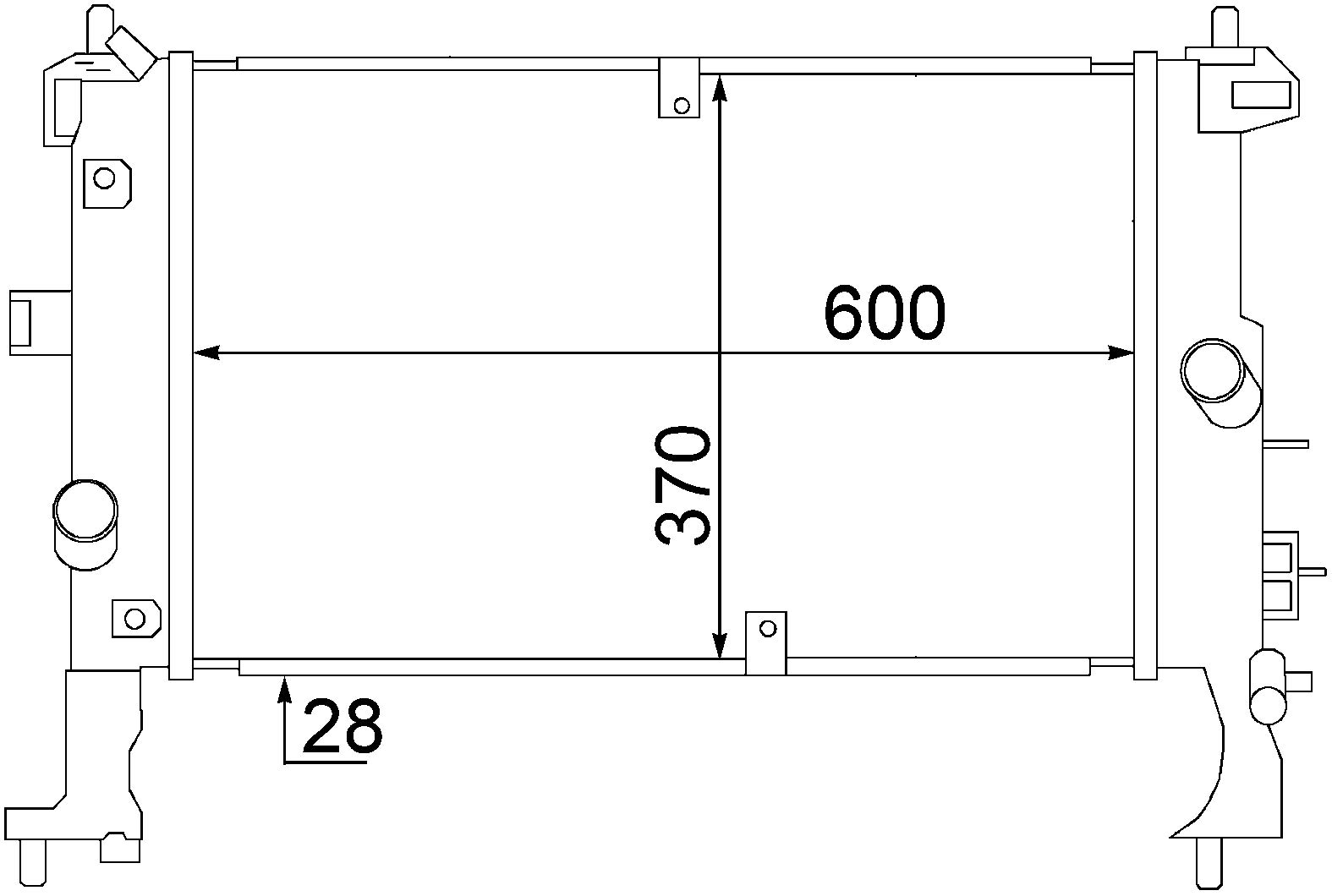 MAHLE CR 1500 000S Kühlmittelkühler BEHR von MAHLE