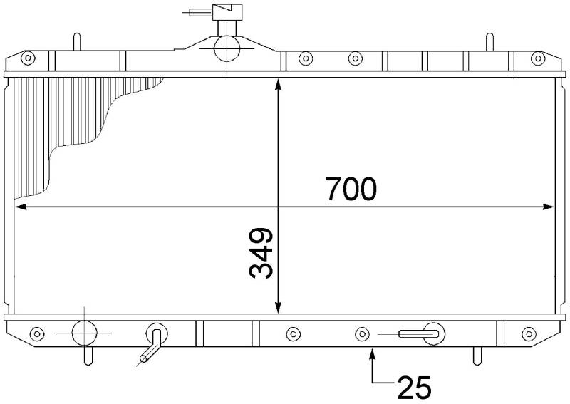 MAHLE CR 1517 000S Kühlmittelkühler BEHR von MAHLE