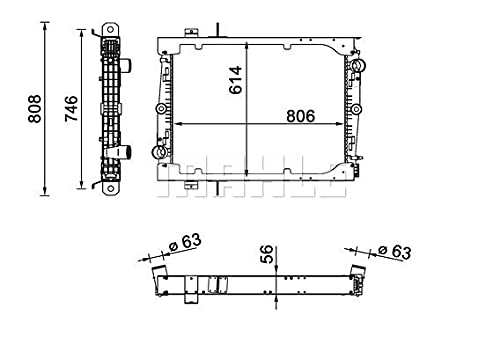 MAHLE CR 1549 000S Kühlmittelkühler BEHR von MAHLE