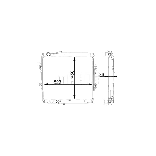 MAHLE CR 1700 000S Kühlmittelkühler u.a. passend für TOYOTA HI-LUX 08/97- von MAHLE